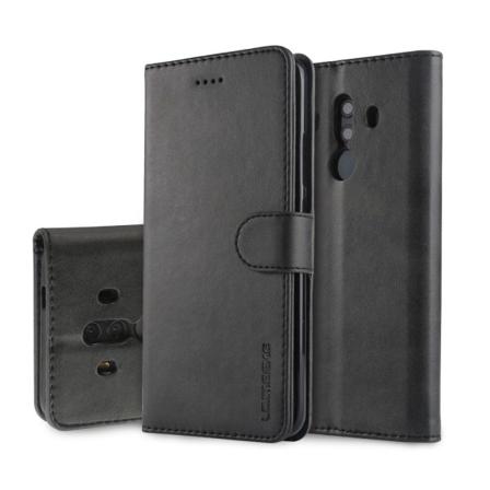 Lc.imeeke Wallet Case Fodral Till Huawei Mate 10 Pro - Svart Svart