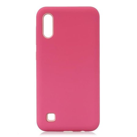 Silikonskal för Samsung Galaxy A10, Ultra Tunn Mjuk TPU Gel Matt Bumper Mjuk Lätt Rep-och Stötsäker Fodral (Röd)