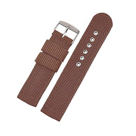 Klokkestropp Nylon Classic 20 mm Brown