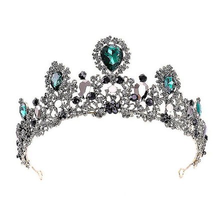 1 kpl Kruunu Suuri Luksus Vintage Kruunu Morsian Tiara Hiukset Korut Pääkoriste