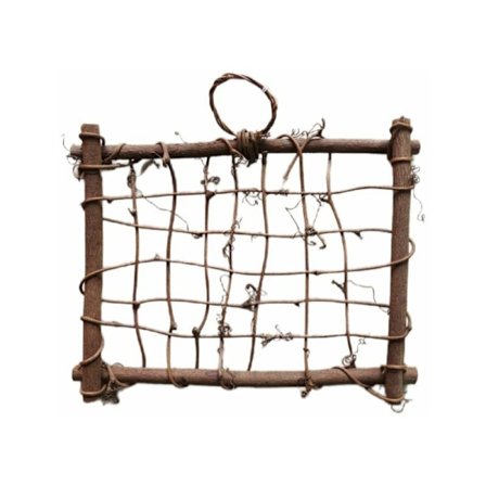 Hängande luftväxter i trä, Pergola, väggdekoration, hängare, blomsterdisplay (växter ingår ej)