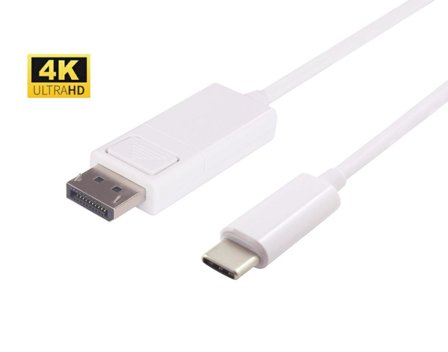 MicroConnect videoadapterkabel - 24 pin USB-C til DisplayPort - 2 m
