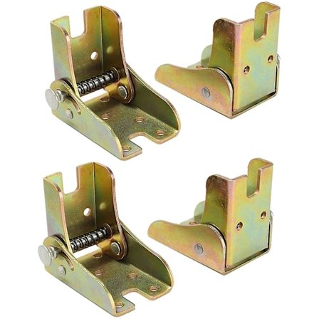 2 Pieces 90 Degree Folding Hinge Hidden Support Hinges Table Hinge Furniture Accessories Easy To Install Locking Extension For Furniture For Bed,table