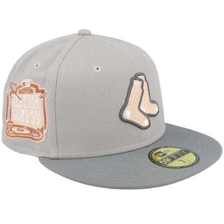 New Era - MLB Grå fitted Caps - Boston Red Sox Hindsight 59FIFTY 99 All Star Game Grey/Peach Fitted @ Hatstore
