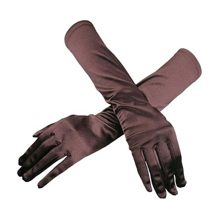 Womens Satin Long Gloves Opera Wedding Bridal Evening Party Prom
