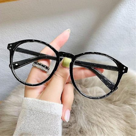 -1.0-1.5-2.0-2.5-3.0-3.5-4.0 Ferdige nærsynthetsbriller for kvinner Vintage Anti-blå (FMY)