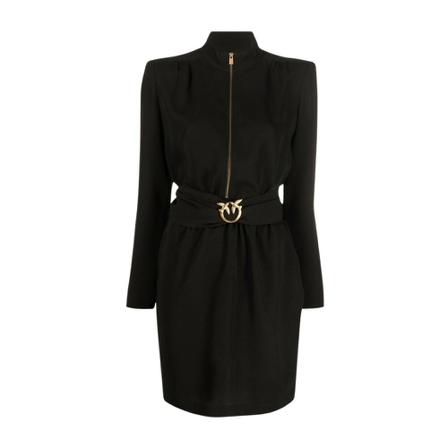 Pinko, `Abana` Mini Dress Zwart, Dames, Maat:L