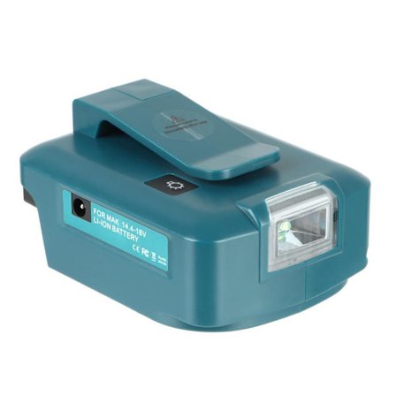 14.4V-18V Li-ion Batteriadapter Strømkilde Lader For Makita