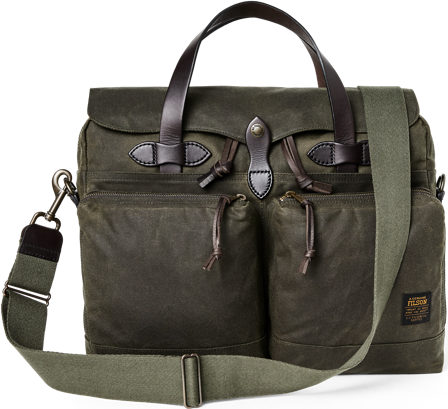 Filson 24 Hour Tin Briefcase Otter Green