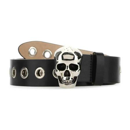 Alexander McQueen Belts svart, Herr Bälten, Herr, Storlek: 90 CM