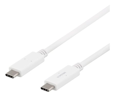 Deltaco USBC-1502 - USB type C-kabel - USB-C til USB-C - 1 m
