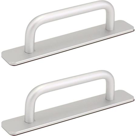 2 Stykker (Sølv, 150 x 25 mm) Dørtræk Selvhæftende