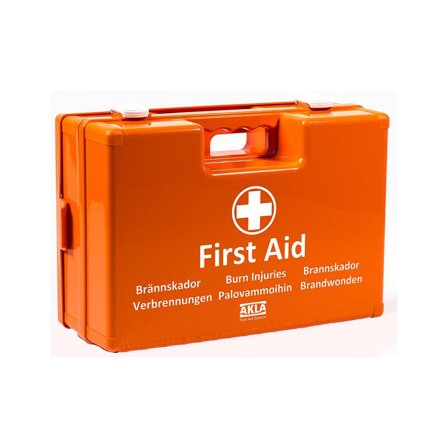 AKLA Brännskadelåda stor For burns - Lyreco - Skyddsutrustning - Första Hjälpen - Brännskada