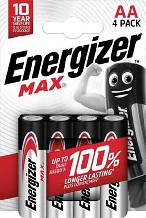 ENERGIZER BATTERI MAX AA 4PAK