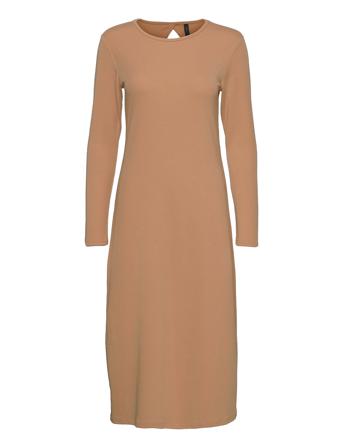 Yaszully Ls Midi Dress - Ma Beige YAS