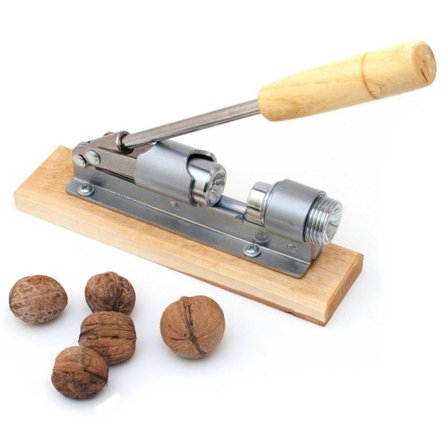 Nostalgisk vintage nøtteknekker i rustfritt stål