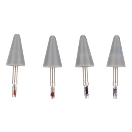 4 stk. myke spisser for nettbrett, jevnere å skrive med, fleksible, myke, enkel installasjon, berøringspenn tupp for HUAWEI M-penn