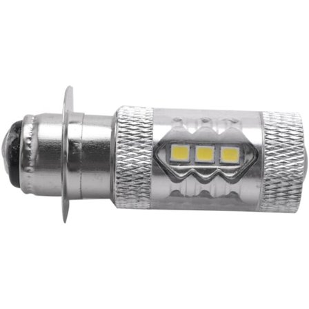 LED-pærer H6, 12V hvid P15D-1 / H6M 80W tågelygtepære bilindikatorlampe 6000K Auto LED parkering 12V erstat xenonlys