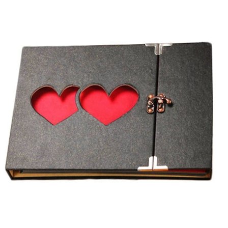 Fotoalbum med tygomslag, 10 tum, ram för foto