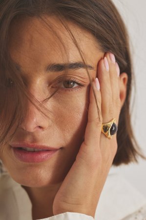 NA-KD Ring med stor sten - Smycken - Guld - X-Small/Small