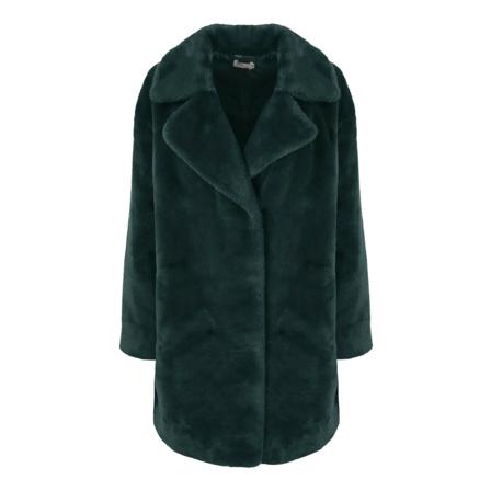 P.a.r.o.s.h., Faux Fur & Shearling Jackets Groen, Dames, Maat:M