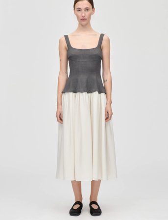 STINE GOYA 2409 Textured Tailoring, Corset Lon - Grey - L