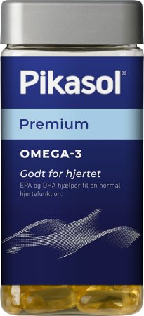 Pikasol Premium Omega-3 120 stk., Helse & Madvarer, Kosttilskud, Fiskeolie & Omega 3