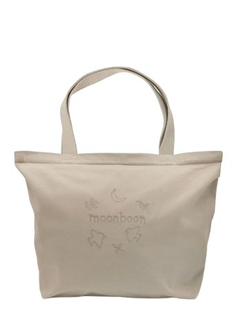 Moonboon Canvas Stroller Bag - Beige - ONE SIZE