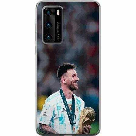 Huawei P40 Genomskinligt Skal Messi