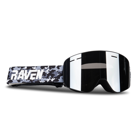 Masque Motoneige Raven Edge VentMax Magnetic Camouflage Camouflage Blanc