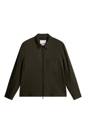 J.Lindeberg - Julius Cash Flannel Overshirt - Green - Mann - S