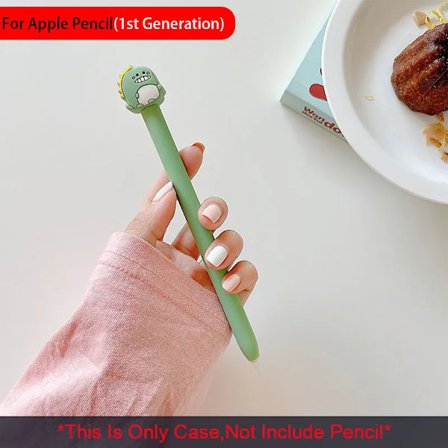 Sött Kawaii Kattklo Skyddande Fodral för Apple Pencil 1 2 Generation Kåpa Ärm Tablet Touch Stylus Penna Silikonfodral Skydd
