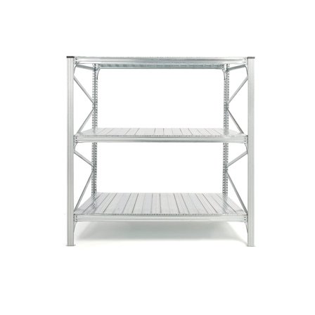 Universalställ grundsektion 2000x1876x800 mm med 3 st plåthyllor