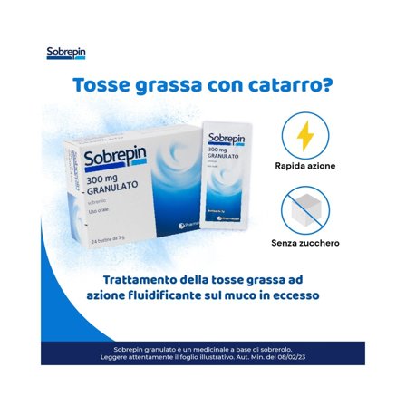 Sobrepin Granulato 24 Bustine 300mg