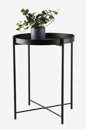 NORDFORM - Bord Ø38 x H50 cm - Svart - Småbord - Från Homeroom