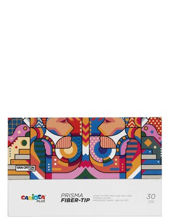 Carioca | Carioca Plus Prisma Fiberpennor 30-Pack | ONE SIZE