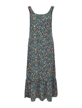 Onlalma Life Poly Noemi Long Dress Aop Green ONLY