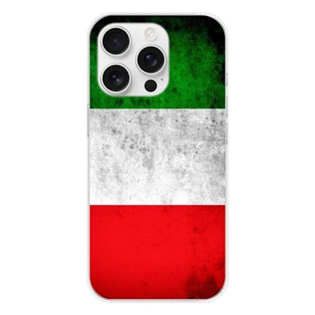 Siliconefodral - Kompatibel med Apple iPhone 16 Pro - design italiensk flagga