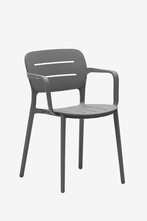 Kave Home - Utomhusstol - morella - Grå - Utestolar & pallar - Från Homeroom