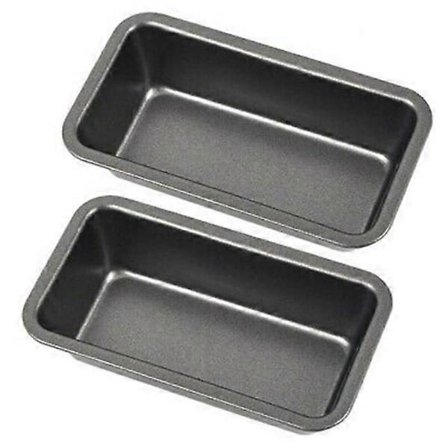 2 stk. Brødforme til bagning Nonstick kulstofstål brødform Bakke Toastform Kageform Limpe Bagværk Toast Bo
