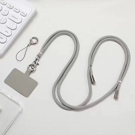 Telefonlinjer Telefonrem Lanyard GRÅ_ma