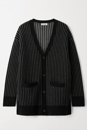 Soft Goat - The Cardigan - Women cashmere sweater - S - Black