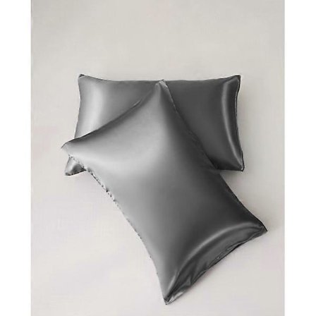 2 pudebetræk simulation silke ensfarvet pudebetræk kuvert pudebetræk
