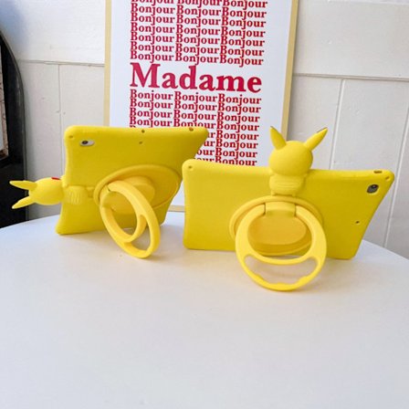 Fodral för iPad 6 Air2/Pro 9.7" 360° Roterande Ställ Mini Pikachu