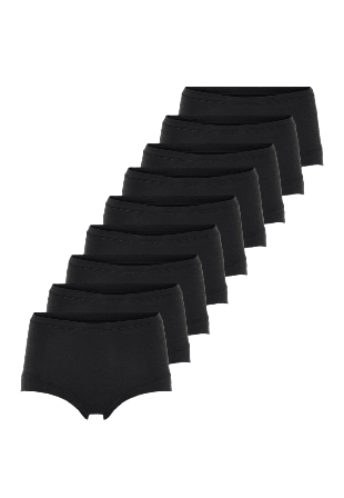 JBS of Denmark Bambu, Maxi Brief, 9-pack, Svart Badkläder Dam XL