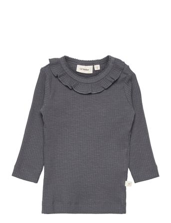 Nbfraja Ls Slim Top Sep Lil Grey Lil'Atelier