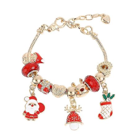 Julegavearmbånd for barn og tenåringsjenter - Rød