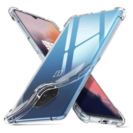 OnePlus 7T stødabsorberende silikoneskal Shockr Transparent