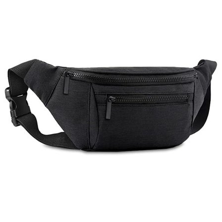 Midjeväska för kvinnor - Trendig midjeväska, bältesväska för resor, promenader, löpning, vandring, cykling, lätt att bära telefon, plånbok