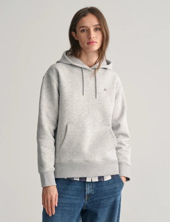 GANT Shield Hoodie - Grey - XXL